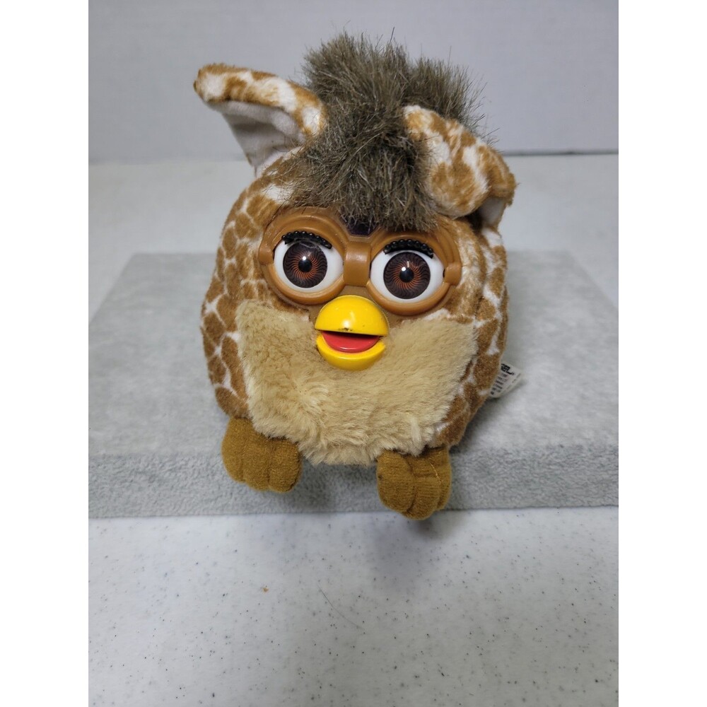 Furby Buddies Bean Bag Plush GIRAFFE 1999 Vintage By Tiger